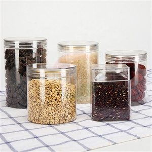 Giá Rẻ 8 Oz 220Ml Pet Rõ Ràng Nhựa Thực Phẩm Jar Rỗng Trong Suốt <span class=keywords><strong>Cookie</strong></span> Lọ Với Nắp Màu Trắng Kẹo Bánh Sô Cô La Snack Bao Bì - Product Image 2