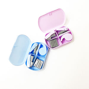 Mini grapadora, papelería, Kit de regalo, dispensador de <span class=keywords><strong>cinta</strong></span> con grapas de <span class=keywords><strong>cinta</strong></span> y perforadora, logotipo personalizado <span class=keywords><strong>para</strong></span> niños en edad escolar - Product Image 4