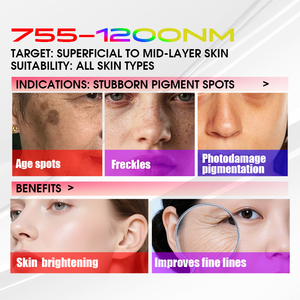 Appareil de raffermissement cutané et de régénération de collagène anti-âge, machine de lifting du visage au laser BBL, modè<span class=keywords><strong>le</strong></span> avancé avec 8 filtres - Product Image 5