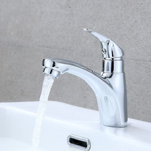 <span class=keywords><strong>Bassin</strong></span> moderne à trou unique de haute qualité à poignée unique en céramique compteur d'<span class=keywords><strong>eau</strong></span> froide salle de bain sans contact Zinc Chrome <span class=keywords><strong>bassin</strong></span> à trou unique - Product Image 6