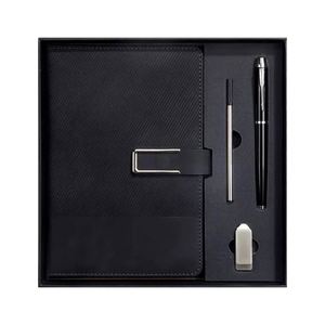 Set de Regalo Empresarial Deluxe 2025, Nuevo Set de Regalo con Bolígrafo USB, Cuaderno, Caja de Regalo, Artículos de Papelería, Regalos de Graduación Escolar, Artículos Promocionales, Set de Regalo de Seguros - Product Image 1
