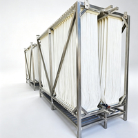 Nouveau système de traitement de fosse septique souterraine d'eaux usées 500L-1000L MBR utilisé à la maison utilisation agricole PLC moteur membrane d'usine de traitement de l'eau