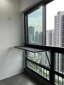 Bão đánh giá nhà bếp casement Swing louver Windows đôi kính cường lực có thể điều chỉnh Louvre cách âm khung hợp kim nhôm - Product Image 4