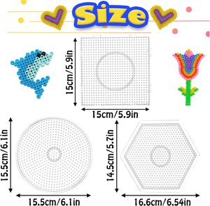 Cuentas Hama de 5mm para Manualidades Navideñas, Cuentas de Plástico Divertidas y Ecológicas, Cuentas Perler Multicolores para Manualidades y Regalos - Product Image 2