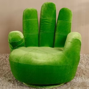 Sillón de Tela de Cinco Dedos: Sofá Individual Tipo Lazy Finger con Diseño Decorativo - Product Image 4