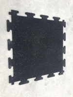 Tapis de sol en caoutchouc haute densité pour salle de sport, réduction des vibrations, absorption des chocs, antidérapant, pour salle de sport à domicile, salle d'entraînement CrossFit