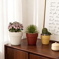Moule en silicone pour pot de fleurs rond de grand diamètre, style minimaliste nordique, pour plantes succulentes et vertes, moule créatif DIY pour ciment et plâtre