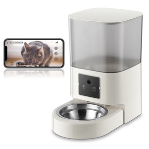Usine WIFI automatique mangeoire pour animaux de compagnie 180 ° <span class=keywords><strong>Super</strong></span> grand Angle deux millions de pixels App télécommande 6.5L distributeur de mangeoire pour chat intelligent - Product Image 6