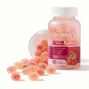 Gommose per la Salute Urinaria Femminile con Estratto di Mirtillo Rosso, Probiotici, Ibisco e Vitamina C per il Supporto della Vescica - Integratore Quotidiano - Product Image 1