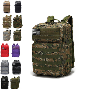 Sac à dos tactique Molle 45L en Oxford <span class=keywords><strong>800D</strong></span> et 1000D robuste, camouflage extérieur pour l'escalade, le camping et les activités de plein air - Product Image 1