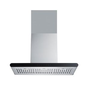 Extractor de aire de chimenea de cocina para restaurantes de bajo precio de alta calidad, campana extractora de isla, deflector eléctrico, táctil de acero inoxidable para Hotel - Product Image 3