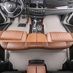 Tapis de voiture en cuir personnalisés de luxe avec LOGO, imperméables, cousus à la main pour HIGHLANDER <span class=keywords><strong>2018</strong></span> - Product Image 3