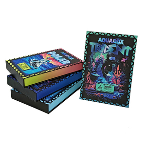 Custom Recyclable Black Magnetic Luxury Packaging Paper Gift Box for Game <b>Card</b> - Product Image 5