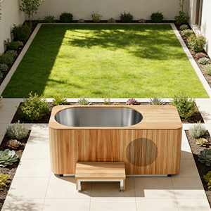 Commerciële koude duikbad voor <span class=keywords><strong>spa</strong></span>-gebruik, koude duikbak met waterkoeler, koude duikafdekking, koelende herstelpod - Product Image 5