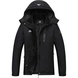 Chaqueta de esquí para mujer Moerdeng, abrigo de invierno impermeable con aislamiento sintético y bolsillos con cremallera - Product Image 6