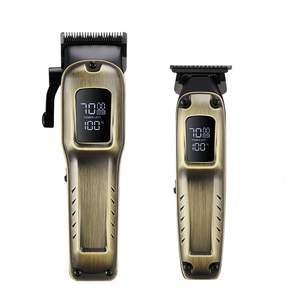 Tondeuse à barbe électrique pour hommes, rasoir domestique sans fil pour corps, visage et moustache, kit de toilettage professionnel en acier inoxydable - Product Image 4