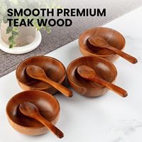 8 cuillères en bois pour la cuisine, ustensiles en bois de teck pour la cuisine, ustensiles de cuisine en bois antiadhésifs, ensembles de cuillères en bois