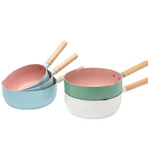 Japanese Style Maifan Stone Yukihira Pan Non Stick Small Sauce Pan For Noodles And Milk Cooking - Product Image 3