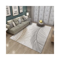 Tapis en polyester à poils ras, antidérapant, à motif abstrait moderne, fabriqué à la machine, pour usage domestique, salon, canapé, chambre à coucher