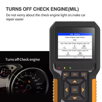HUMZOR NC601 Herramienta de Diagnóstico OBD2 Profesional para Autos y Camiones de 12V y 24V con Lector de Códigos ELM327 y 1 Año de Garantía