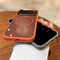 Étui magnétique transparent professionnel pour iPhone 18 Pro Max 16 15 14 13 12 11 17, coque de protection plaquée pour appareil photo pour iPhone 17 Air