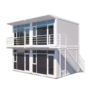 3卧室迈阿密未来dq-豪华小水泥板容器模具圆形预制房屋阿尔巴尼亚冬季