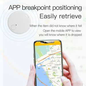 Mini GPS Tracker Bluetooths 5.0 Anti-Lost-Gerät Pet Kids Bag Wallet Tracker Kompatibel mit Android Smart Finder Locator