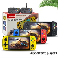 Console de jeu portable rétro classique Dropship PS5000 avec écran HD de 5,1 pouces, 3000/6000 jeux, prend en charge 2 joueurs