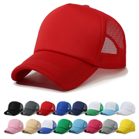 Gorra Trucker Personalizada de Malla con Frente de Espuma, 5 Paneles, Gorra Lisa para Bordar e Imprimir Logotipos, Gorras Trucker al por Mayor