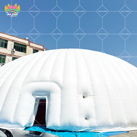 Tente gonflable personnalisable en PVC/nylon imperméable pour globe de neige, dimensions 8-10 pieds, portable pour événements extérieurs et fêtes