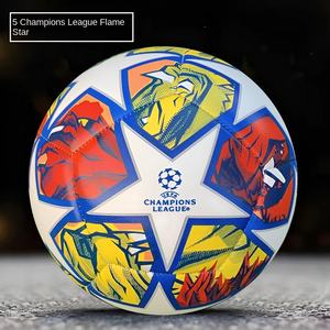 Comercio Exterior Transfronterizo de Balones de Fútbol con Logotipo para la Copa de Europa Número 5, para Entrenamiento y Partido, de PVC - Product Image 4