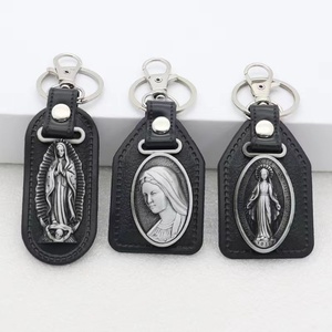 Llavero religioso de metal para hombre, cadena de llaves de metal, de fe, de <span class=keywords><strong>la</strong></span> Virgen María - Product Image 1