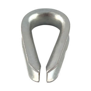 ปลอกเชือกลวดเหล็กคาร์บอนชุบสังกะสีสำหรับงานหนัก G414 - Product Image 1