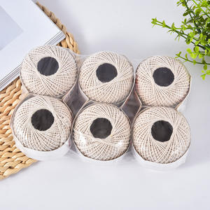 क्रिसमस पैकेजिंग बॉल के लिए कपास ट्विने 1 मिमी-3 मिमी रस्सी - Product Image 4