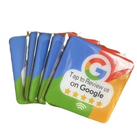 Support NFC personnalisé avec matériaux PVC PET sans contact pour carte d'examen Google NFC autocollant français différents produits RFID et QR Code