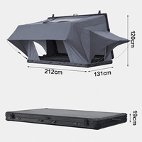 Carpa de Techo Rígida de Aleación de Aluminio Premium con Apertura Lateral para Acampar