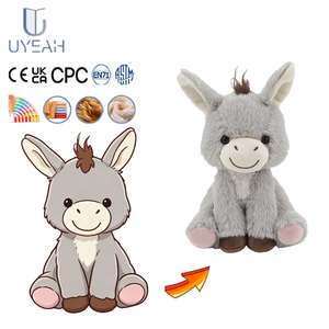 ยูเยห์ ซีพีซี รับผลิตแบบ OEM/ODM ตุ๊กตาม้าขนนุ่มน่ารัก ออกแบบเองได้ ตุ๊กตาสัตว์นุ่มนิ่มแบบกำหนดเอง ของเล่นตุ๊กตาลาขนนุ่ม ของขวัญสำหรับเด็ก - Product Image 1