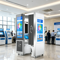 Photomaton en libre-service, grand photomaton, imprimante rapide, machine photomaton automatique, station SDK, résolution 1920x1080, 128 Go