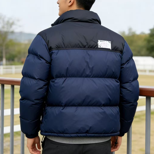 Veste d'hiver rembourrée brillante pour homme, coupe courte, zippée, de haute qualité, style OEM, pour l'extérieur, pour <span class=keywords><strong>North</strong></span> City - Product Image 1