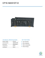Unité CPU PLC d'occasion OMRON CP1E-N60S1DT-D Série CP1E pour systèmes CNC et automatisation industrielle