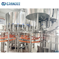 Ligne de production automatique en usine, machine de remplissage rotative pour boissons au café, bouteille de 500 ml pour ligne de bouteilles en plastique