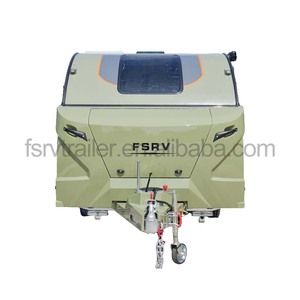 Custom Color Lightweight Modern Travel Trailers Campers Mini 2 Person Camping Trailer <strong>Caravans</strong> for Outdoor - Product Image 6
