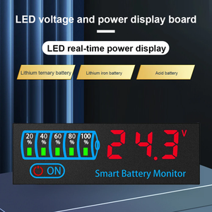 Indicador de Capacidad de Batería de Litio DC 7-55V, Voltímetro Digital LED, Probador de Estado de Carga, Monitor Inteligente de Batería - Product Image 6