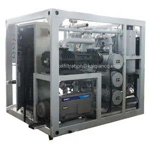 Système de régénération d'huile de transformateur de déshydratation d'épurateur d'huile d'isolation de déchets de vide poussé