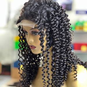 Meilleures ventes : Perruques de cheveux humains bruts vietnamiens à cuticules alignées, bouclées Euroasiatiques, avec closure et frontal en dentelle, 100% cheveux bruts non traités - Product Image 1