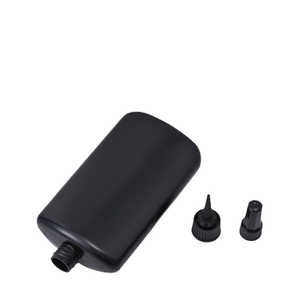 Flacon cylindrique transparent Fleid en PEHD noir avec bouchon à vis pour cadeaux, cosmétiques et artisanat, 10ml, 20ml, 30ml, 50ml, sérigraphié au Guangdong - Product Image 5