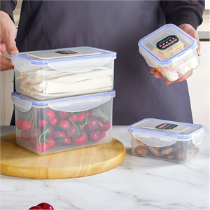 Recipientes de Almacenamiento de Alimentos de PP de Alta Calidad de 410 ml a 10.2 L con Tapa Hermética, Caja para Clasificar y Conservar Alimentos Frescos para Refrigerador de <span class=keywords><strong>Cocina</strong></span> - Product Image 5