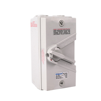 Interrupteur isolant industriel Clipol 2 pôles 63A 500V IP66 résistant aux intempéries verrouillable certifié SAA Série 56