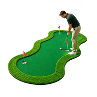 Tapis de golf portable pour l'intérieur et l'extérieur, multi-couches, antidérapant, professionnel, pour l'entraînement au golf à la maison, au jardin ou au bureau