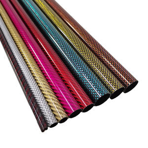 Connecteurs de tubes en fibre de carbone 3K forgés OEM, colorés, haute pureté, marque SHENGTIAN, uni/twill, 60mm, 100mm, 120mm, épaisseur personnalisée - Product Image 6